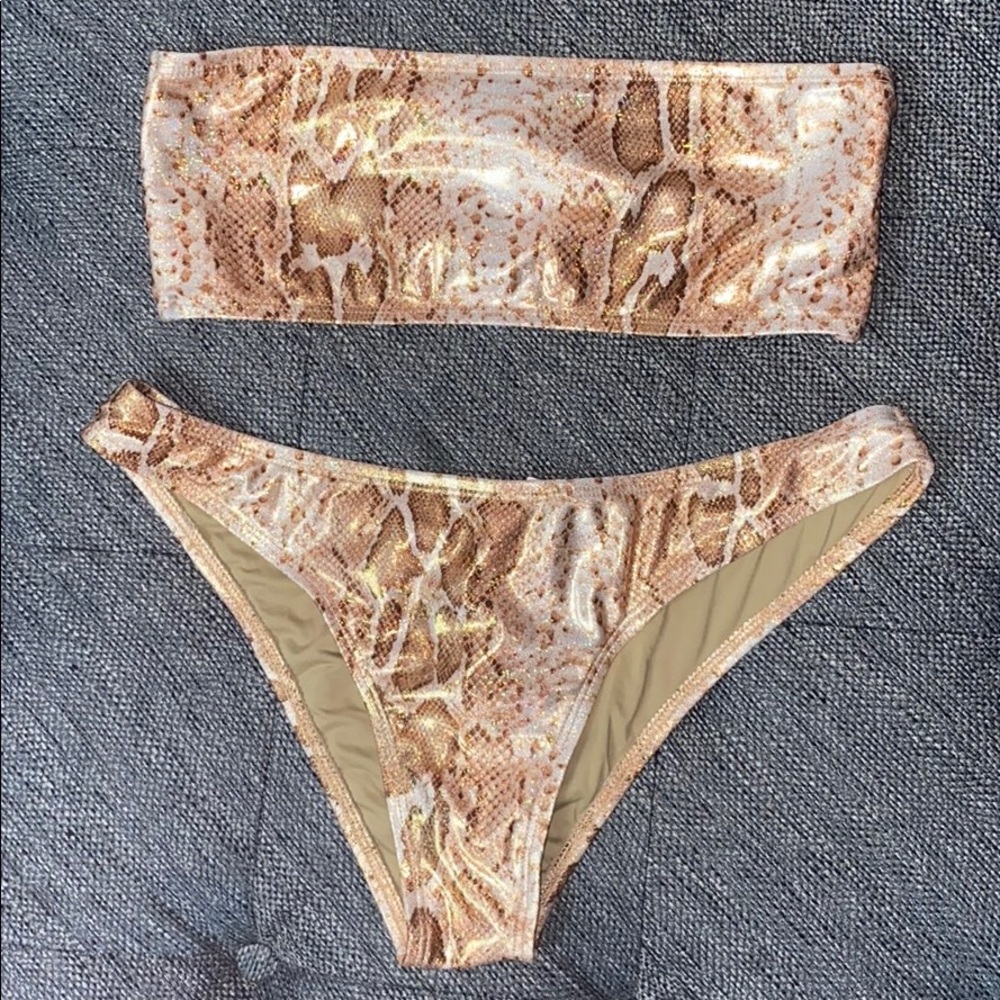 Snake Print Bikini